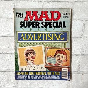 Vintage MAD Magazine Super Special Fall 1982 Advertising Issue #40 Humor